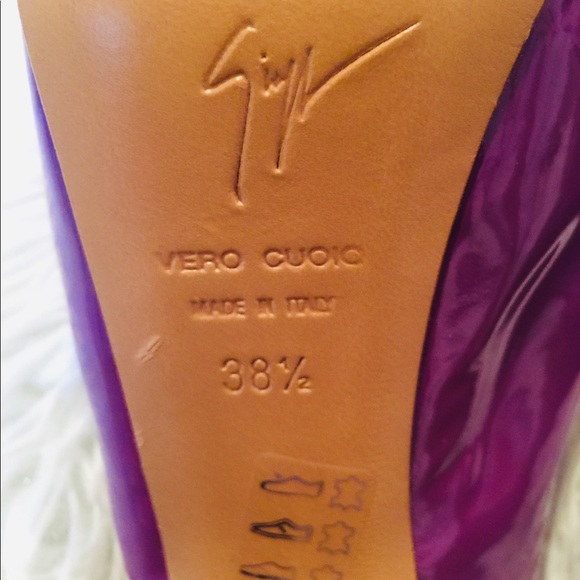 Giuseppe Zanotti Design Lavender Sling Back Heels - Picture 4 of 8